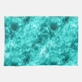 Cyan Crumpled Struktur Kökshandduk
