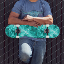 Cyan Crumpled Struktur