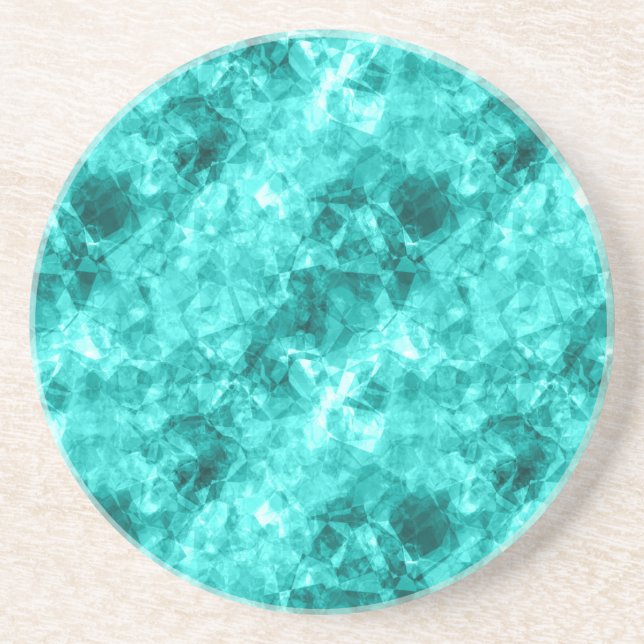 Cyan Crumpled Struktur Underlägg (Framsidan)