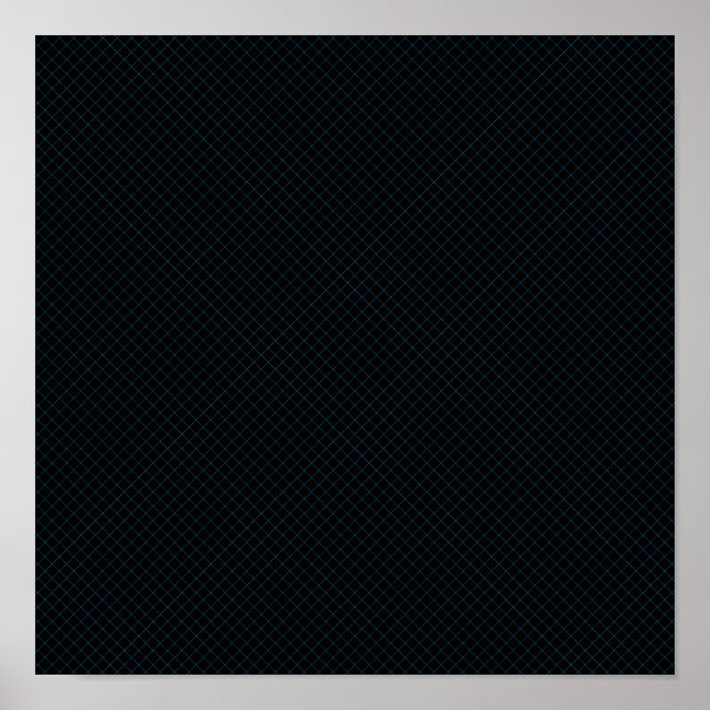 cyan diamanter sömlösa poster (Framsidan)
