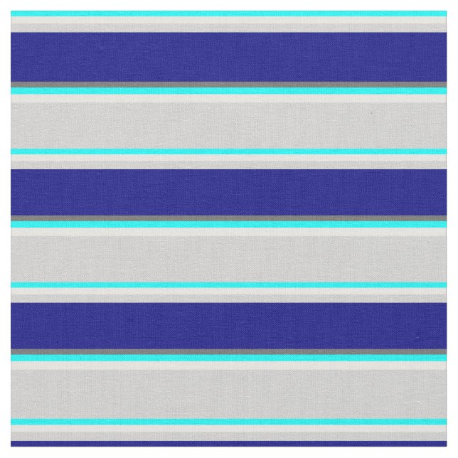 Cyan, färggrädda, lätt Grått, blått och dim Grått Tyg (Närbild)