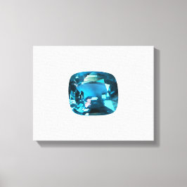 Cyan Himlar Blue Canvastryck