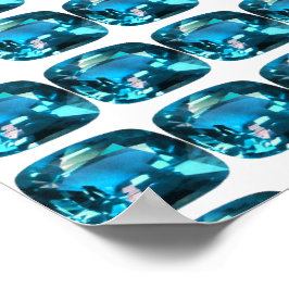 Cyan Himlar Blue Poster