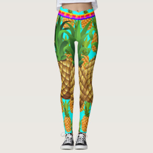 Cyan - I Kärlek Ananas Leggings