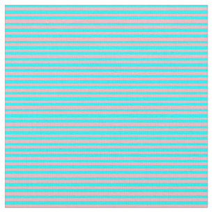 Cyan & Ljus rosa Färgad Rand Tyg