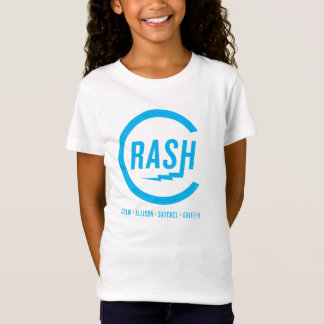 Cyan logotyp för Kraschflickautslagsplats Tee Shirt