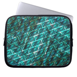 Cyan nedfläckad, betad, gräddning eller annan tege laptop fodral