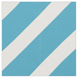 Cyan och för vit diagonala randar tyg