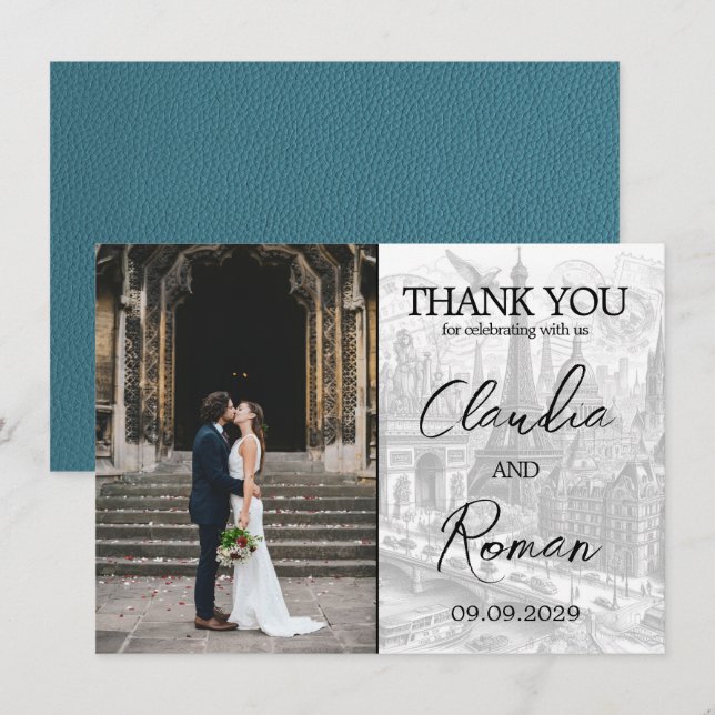 Cyan Paris Pass Tack Kort (Fram/baksida)
