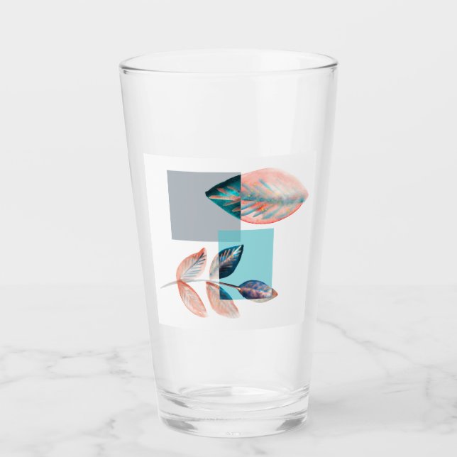 Cyan Red Löv Glaskopp (Framsida)