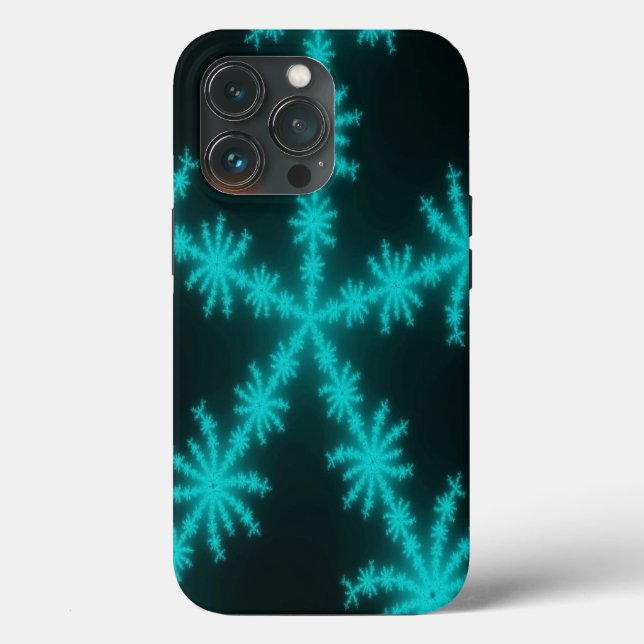 Cyan Snowflake Fractal (Baksida )
