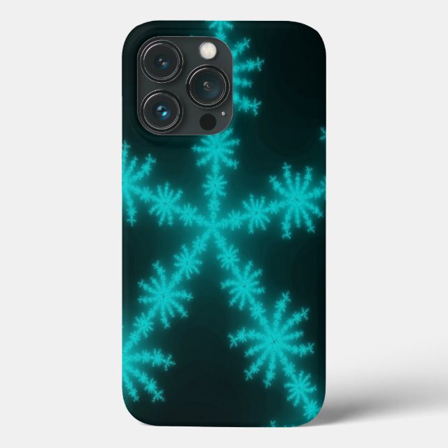 Cyan Snowflake Fractal (Baksida)
