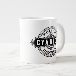 Cyanid Vintage Stil Poison Label Jumbo Mugg
