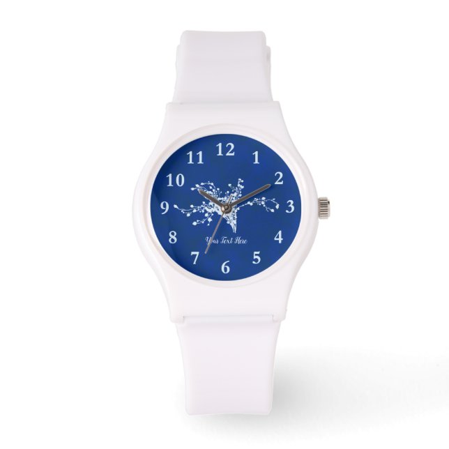 Cyano Print Berries Armbandsur (Framsida)