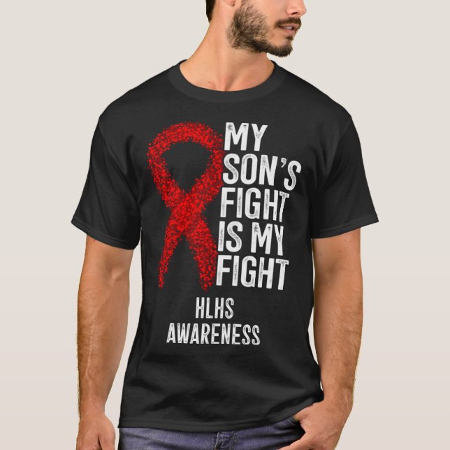 Cyanotic Heart Disease My Son's Fight Is My Fight  T Shirt (Framsida)