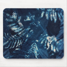 Cyanotype Mousepad - Mimosa Träd