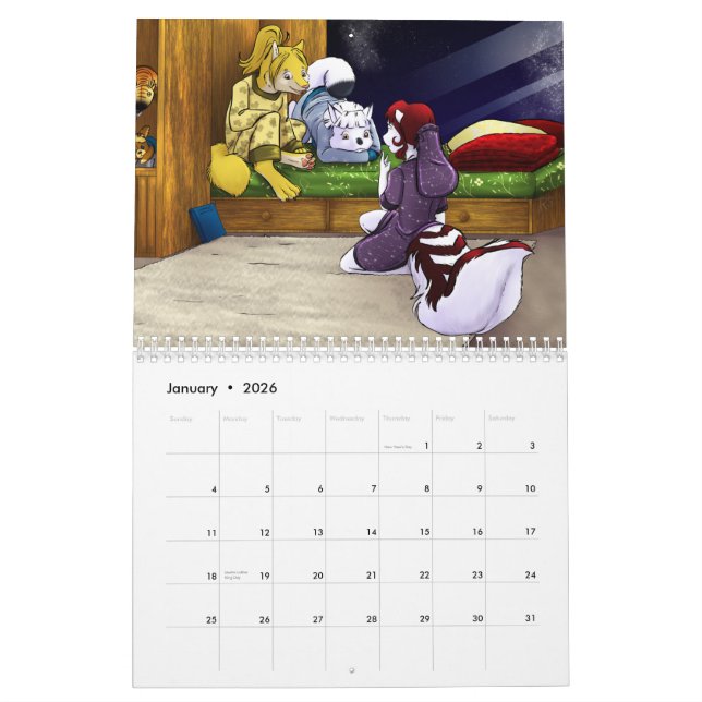 Cyantian skriva en krönika över kalender 2012 (Jan 2026)