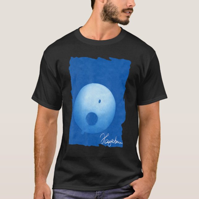 Cyaunografi Motorcykel Lamp Mode Kvinnor Manar Blu T Shirt (Framsida)