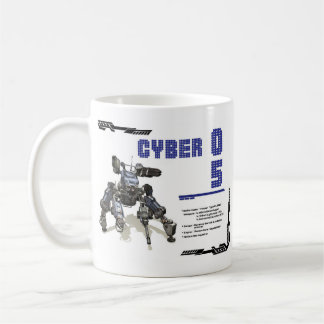 Cyber 05 Mech Robot Design Kaffemugg