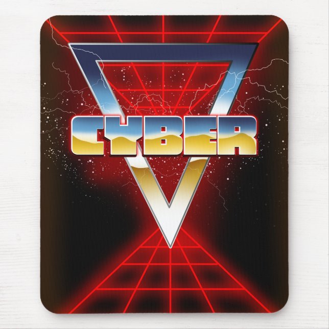 Cyber 1980-talet musmatta (Framsidan)
