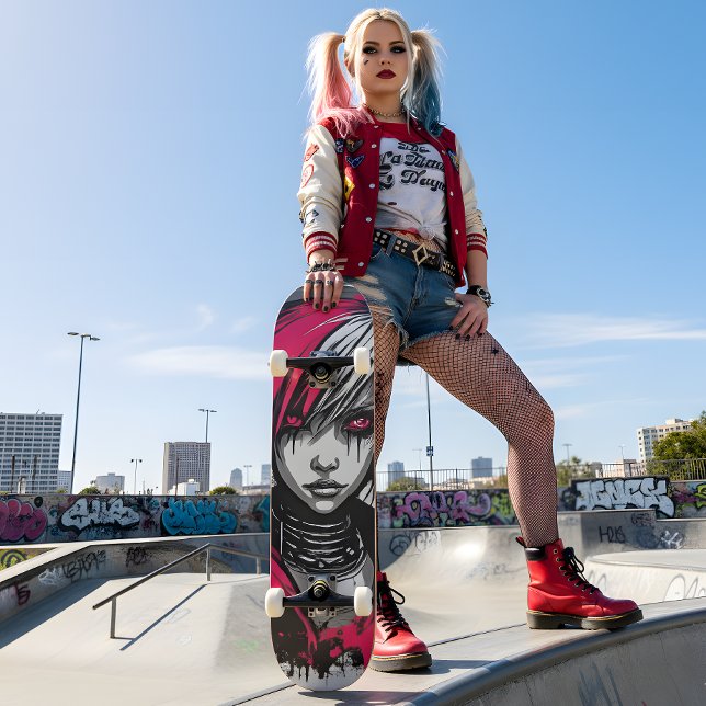 Cyber 2K Urban Emo Flickbräda Mini Skateboard Bräda 18,5 Cm (Skapare uppladdad)