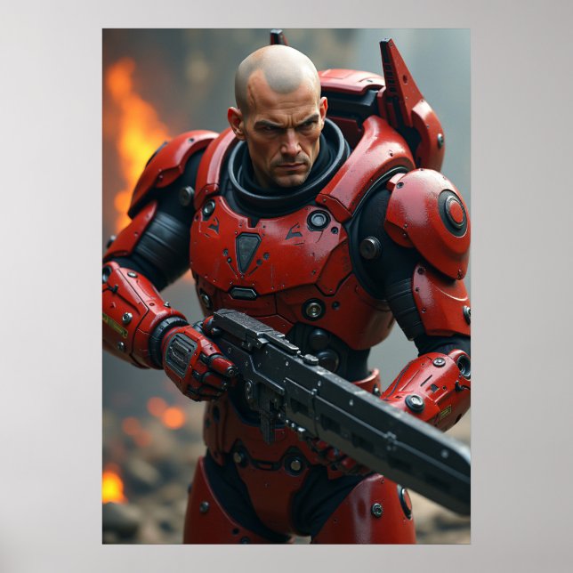 Cyber Ares: Crimson War Engine Poster (Framsidan)