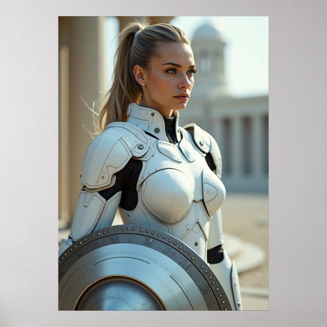 Cyber Athena: Tactical Wisdom Poster (Framsidan)