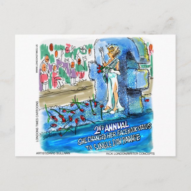 Cyber Beauty Queen Funny ger Tees-kort osv. Vykort (Framsida)