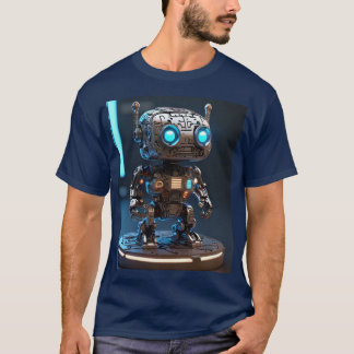 Cyber Buddy - Futuristiskan Robot Assion T Shirt