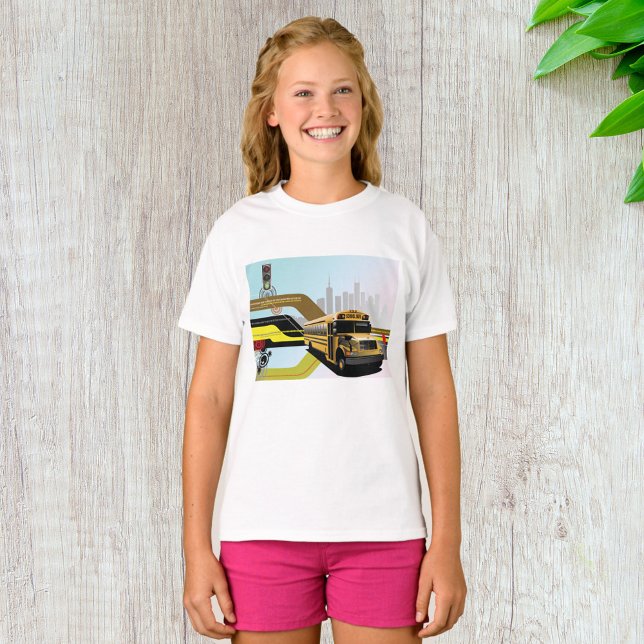 Cyber City Skolbuss T Shirt (Skapare uppladdad)