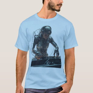 Cyber-DJ – ljudvågens mästare T Shirt