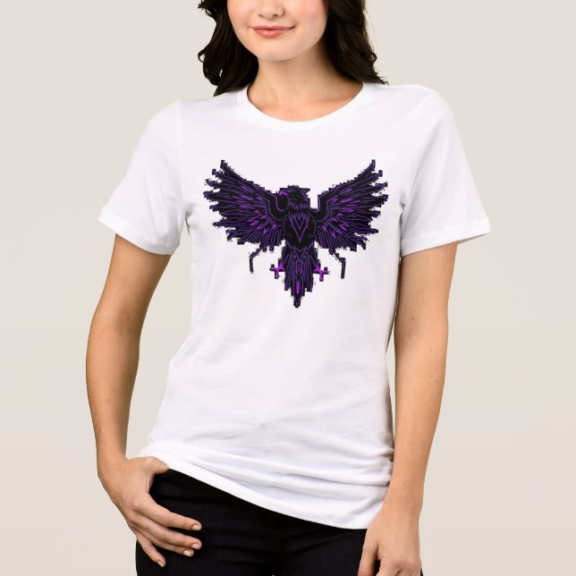 Cyber Eagle – Wächter der Zukunft T Shirt (Framsida)