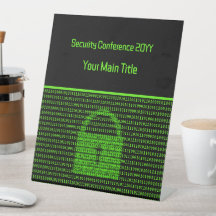 Cyber Event - Black/Grönt Computer Code Security