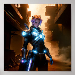 Cyber Fox Poster