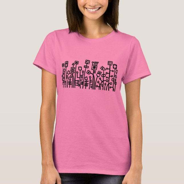 Cyber Garden Tee Shirt (Framsida)