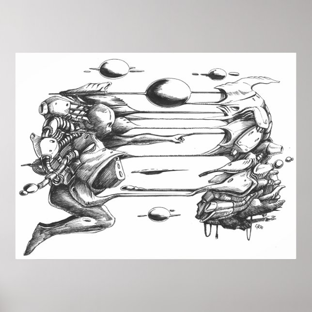 Cyber genesis poster (Framsidan)