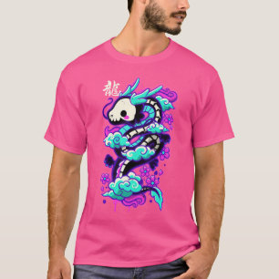 Cyber Ghost Dragon T Shirt