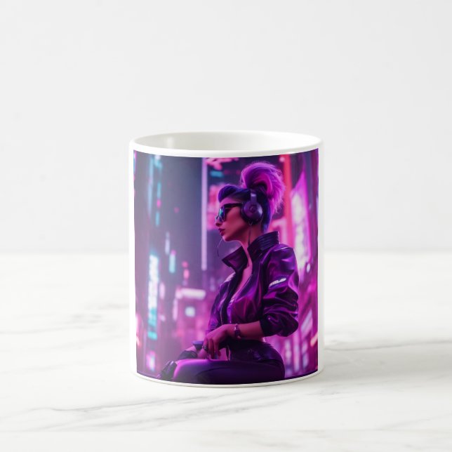 Cyber Girl Kaffemugg (Center)