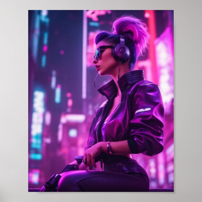 Cyber Girl Poster (Framsidan)