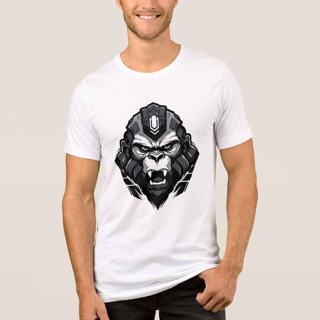 Cyber Gorilla T Shirt (Framsida)