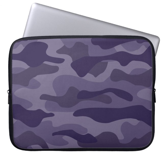 Cyber Grape Monocolor Camo Laptop Fodral (Framsidan)