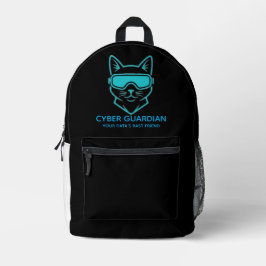 Cyber Guardian Neon Cat - Professionell teknik och