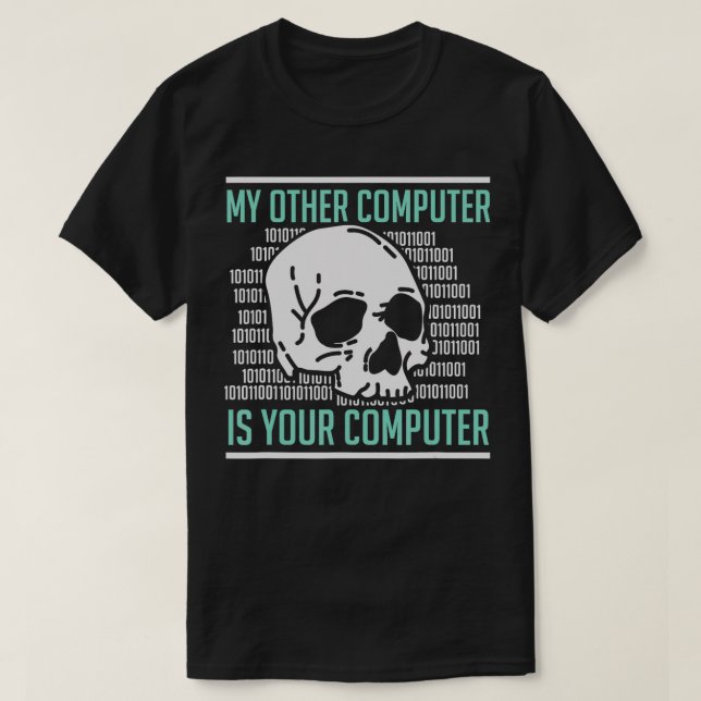 Cyber Hacker Computer Security Expert Cybersecurit T Shirt (Design framsida)