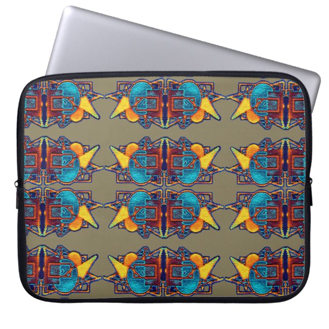 Cyber Heart Laptop Sleeve (Framsidan)