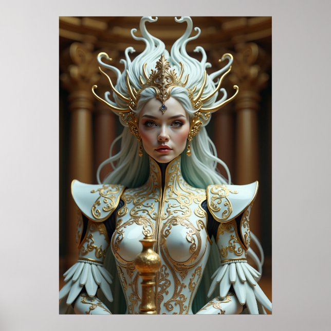 Cyber Hera: Golden Queen Poster (Framsidan)