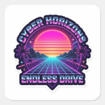 Cyber Horizons Endless Drive - 80-tals Retro Synth