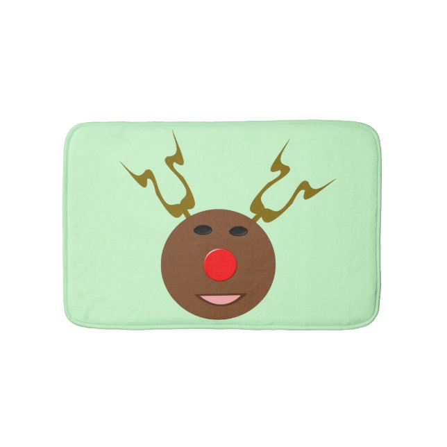 Cyber jul Reindeer Bath Mat Badrumsmatta (Framsidan)