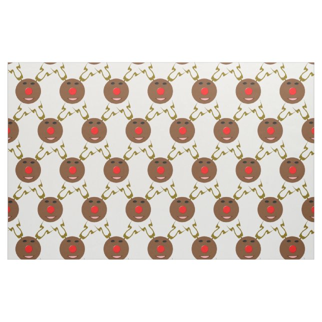 Cyber jul Reindeer Craft Fabric Tyg (Fat Quarter)