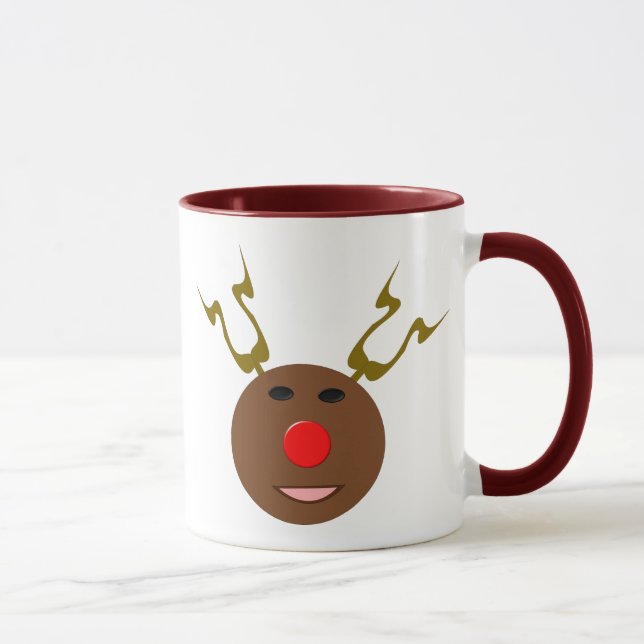 Cyber jul Reindeer Mugg (Höger)