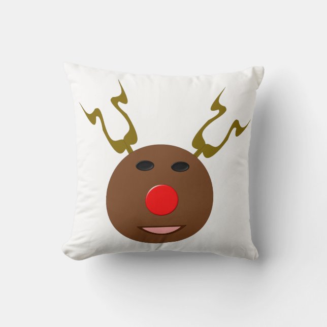 Cyber jul Reindeer Pillow Kudde (Framsida)